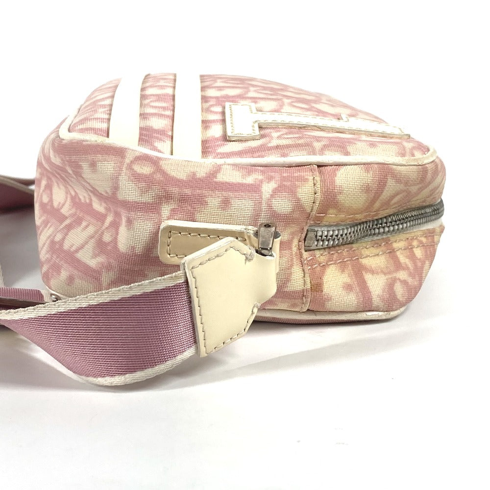 Dior Shoulder Bag PVC / Leather pink Trotter NO1 Women Used Authentic