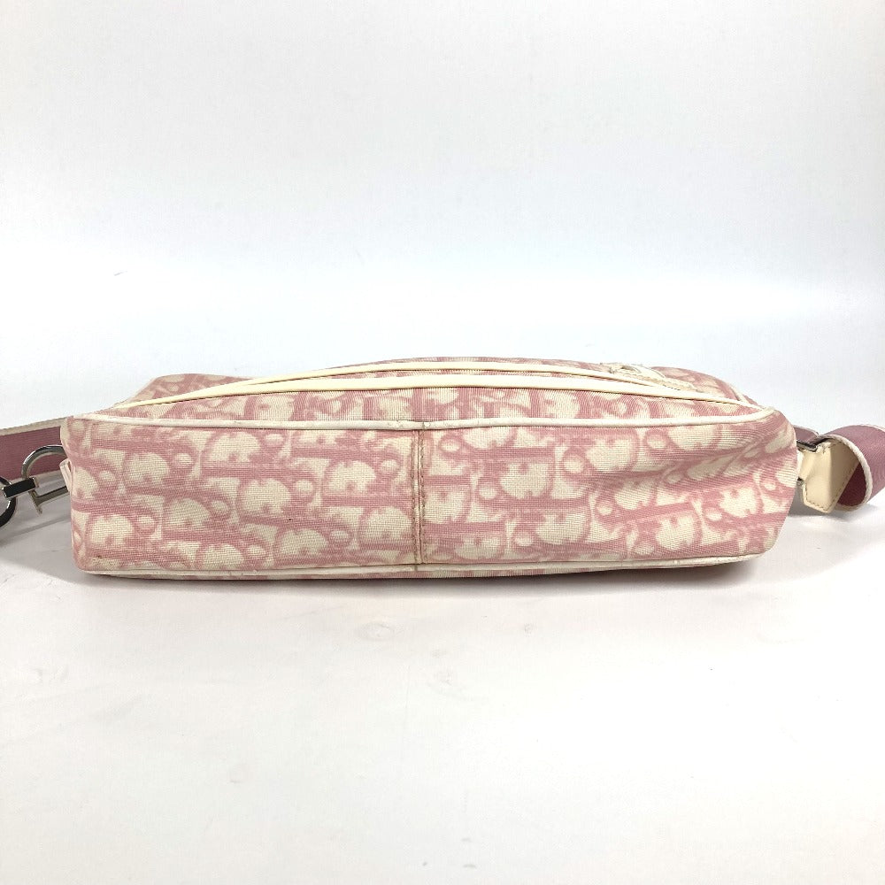 Dior Shoulder Bag PVC / Leather pink Trotter NO1 Women Used Authentic