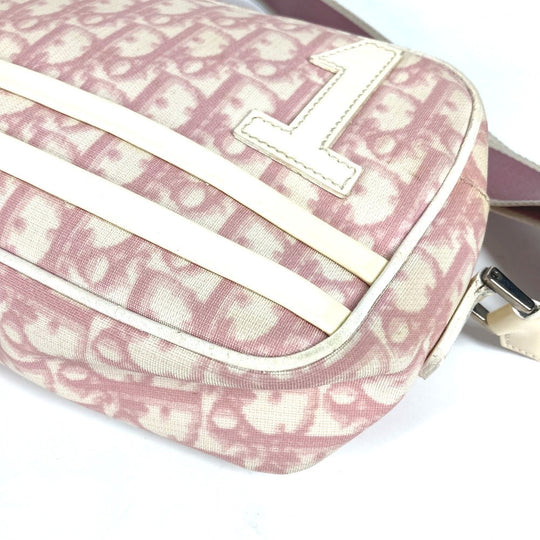 Dior Shoulder Bag PVC / Leather pink Trotter NO1 Women Used Authentic