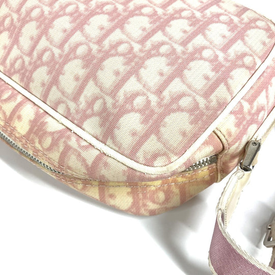 Dior Shoulder Bag PVC / Leather pink Trotter NO1 Women Used Authentic