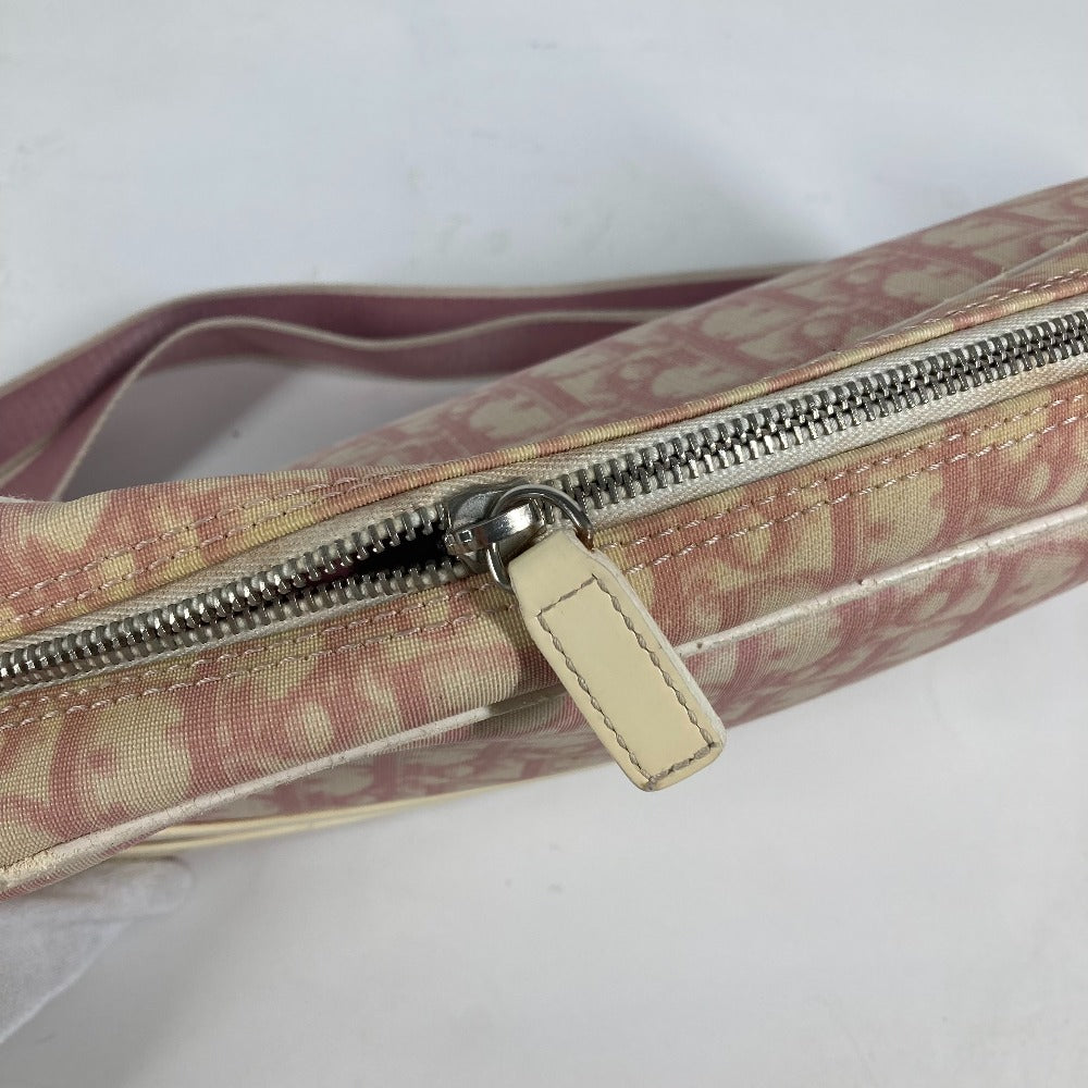 Dior Shoulder Bag PVC / Leather pink Trotter NO1 Women Used Authentic