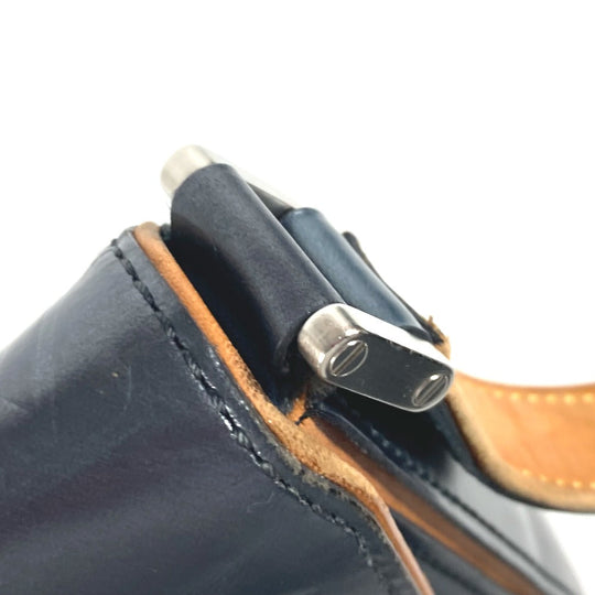 LOUIS VUITTON Shoulder Bag M55155 Monogram mat leather Navy Monogram mat Webster Street Women Used Authentic