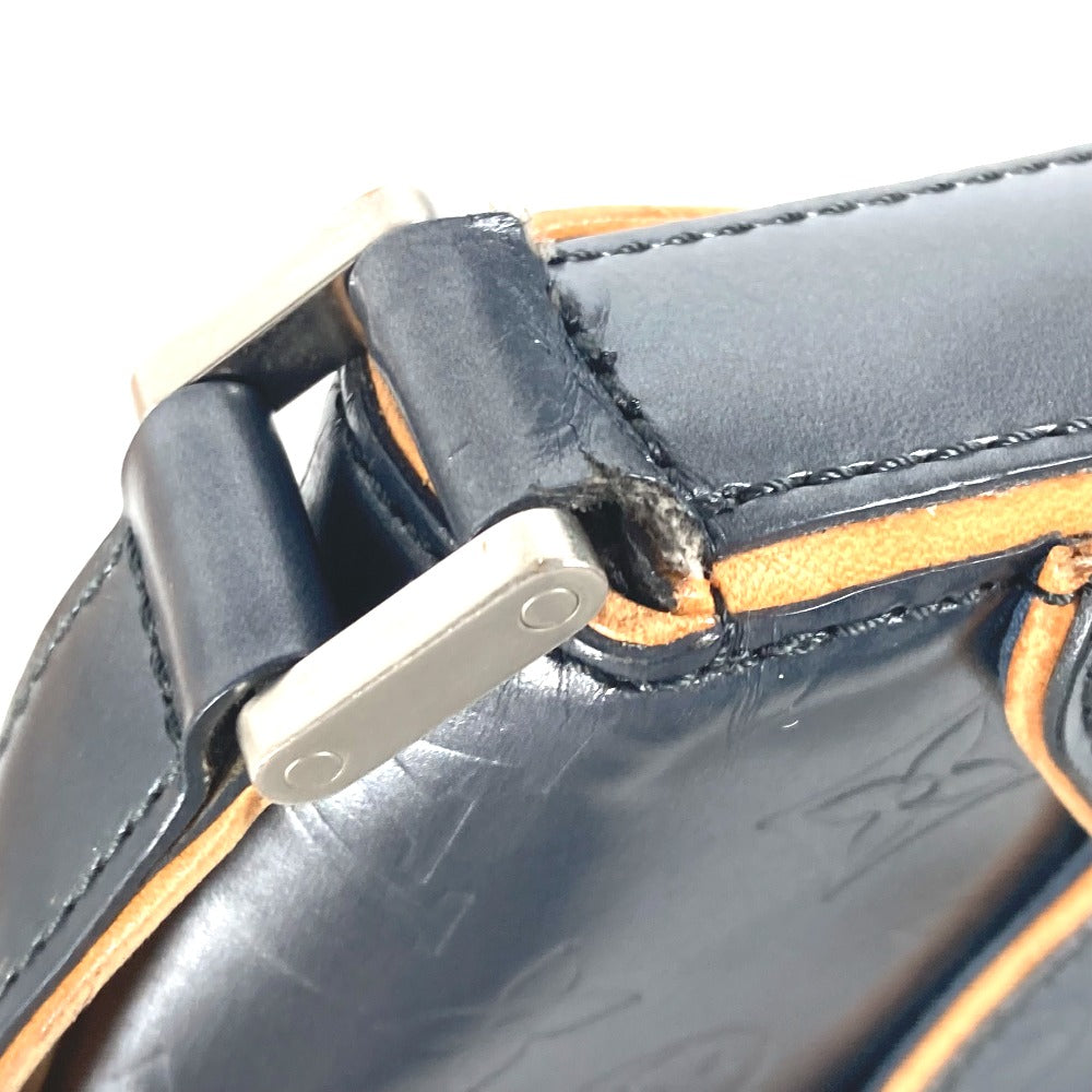 LOUIS VUITTON Shoulder Bag M55155 Monogram mat leather Navy Monogram mat Webster Street Women Used Authentic