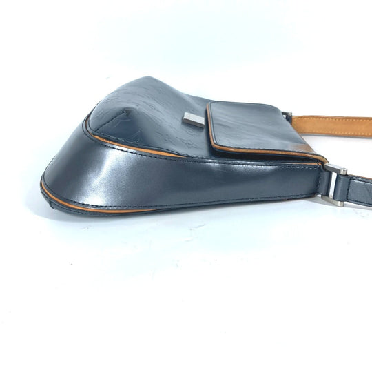 LOUIS VUITTON Shoulder Bag M55155 Monogram mat leather Navy Monogram mat Webster Street Women Used Authentic