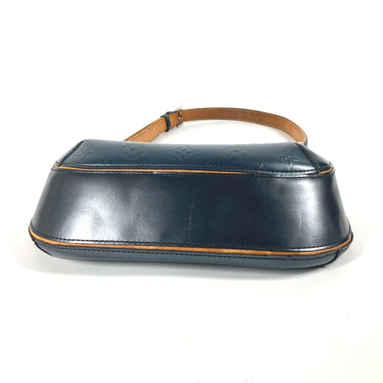 LOUIS VUITTON Shoulder Bag M55155 Monogram mat leather Navy Monogram mat Webster Street Women Used Authentic