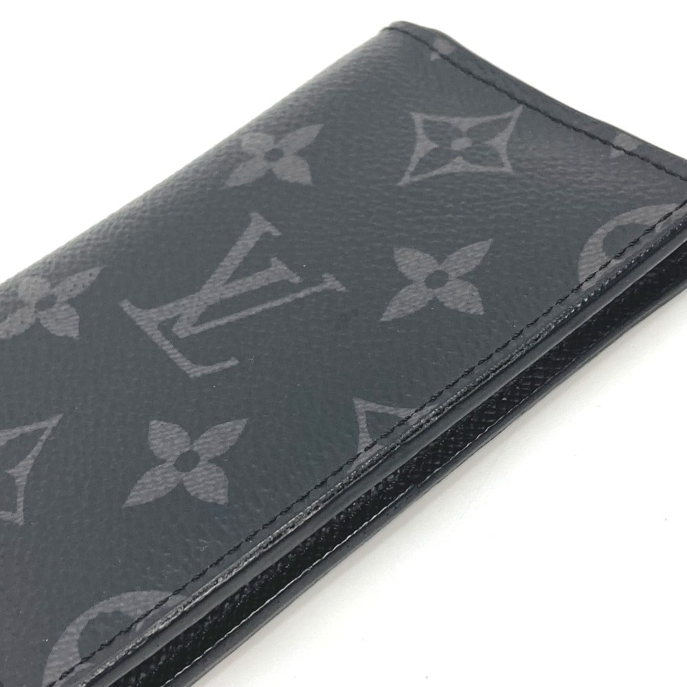 LOUIS VUITTON Card Case M61696 Monogram Eclipse Canvas black Monogram Eclipse Card Case Organizer de Poche mens Used Authentic