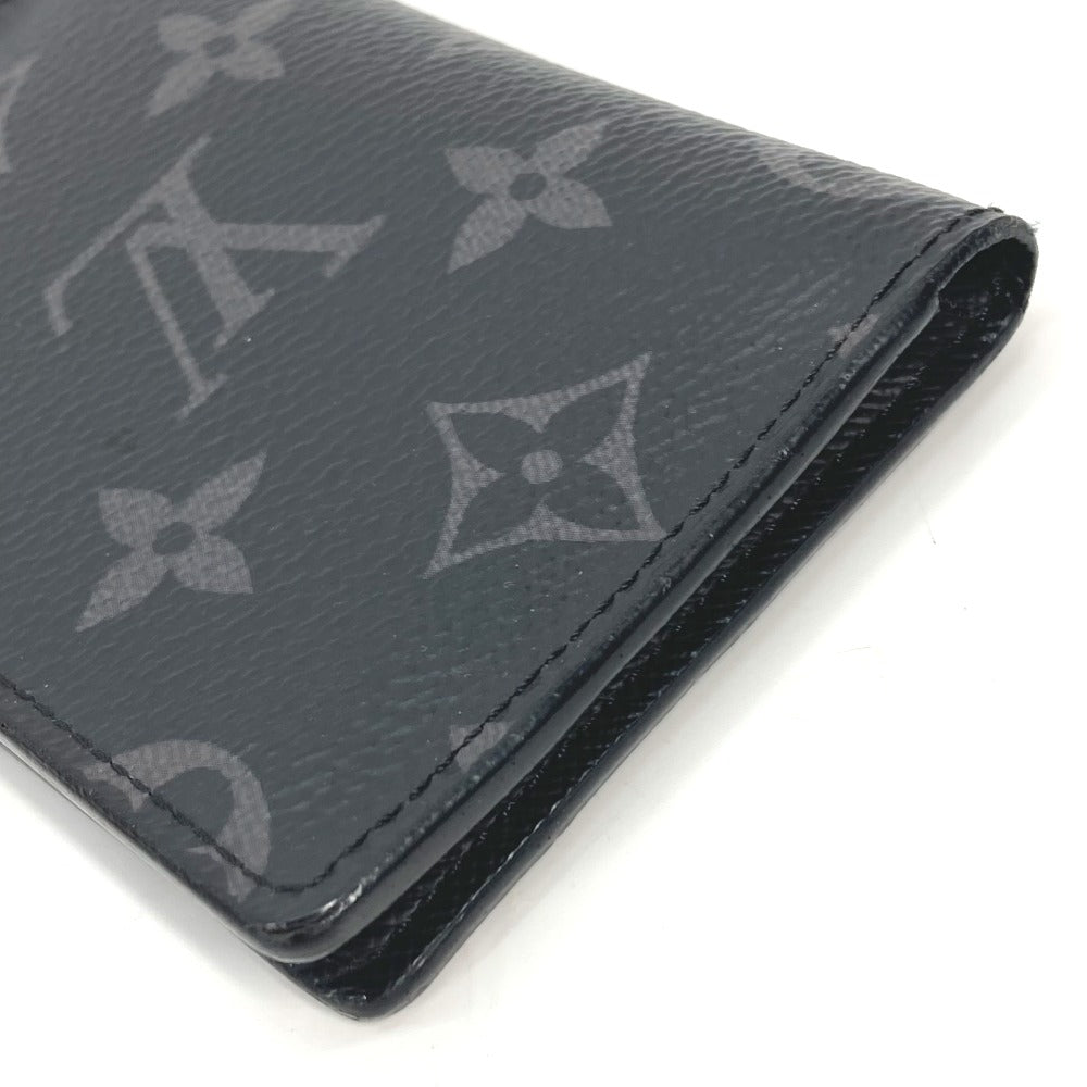 LOUIS VUITTON Card Case M61696 Monogram Eclipse Canvas black Monogram Eclipse Card Case Organizer de Poche mens Used Authentic