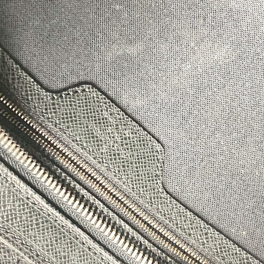 LOUIS VUITTON Boston Duffel bag M32502 Taiga Leather black Taiga Ivan mens Used Authentic