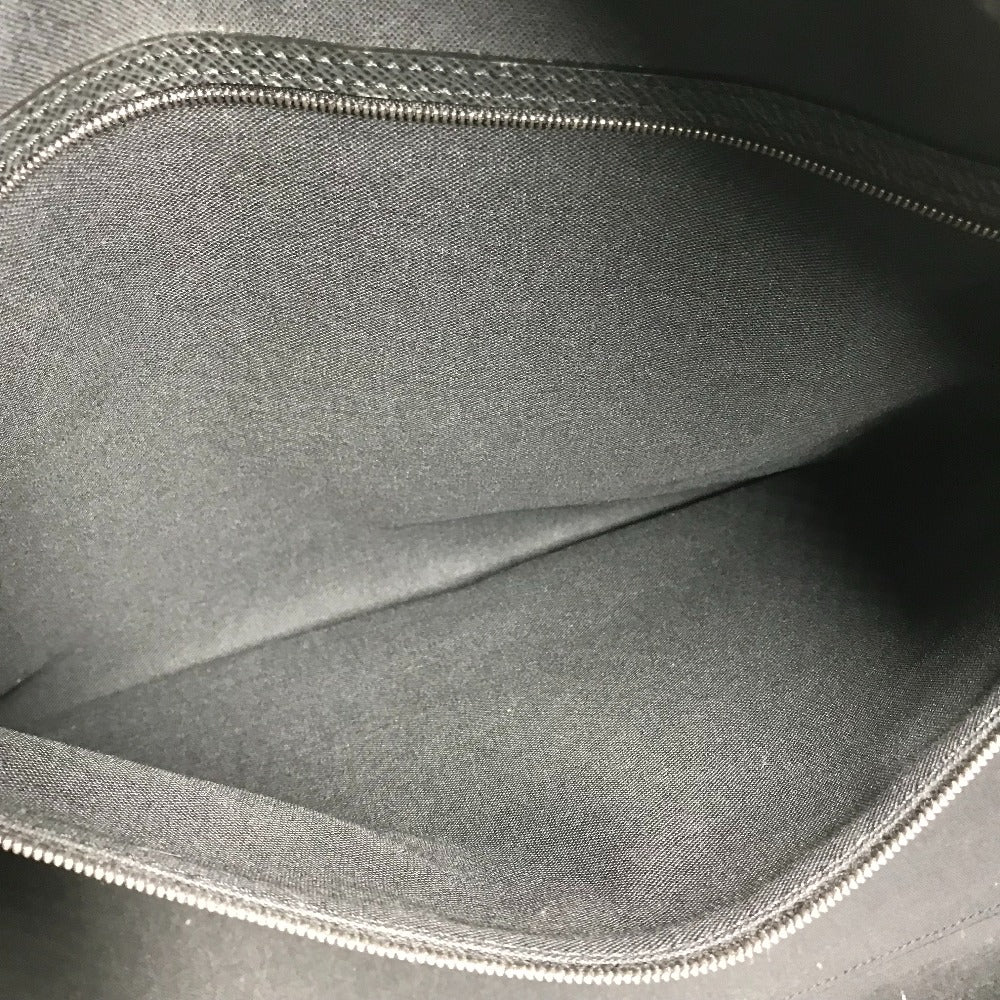 LOUIS VUITTON Boston Duffel bag M32502 Taiga Leather black Taiga Ivan mens Used Authentic