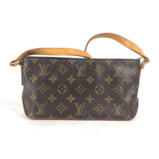 LOUIS VUITTON Shoulder Bag M51240 Monogram canvas Brown Monogram Trotteur Women Used Authentic