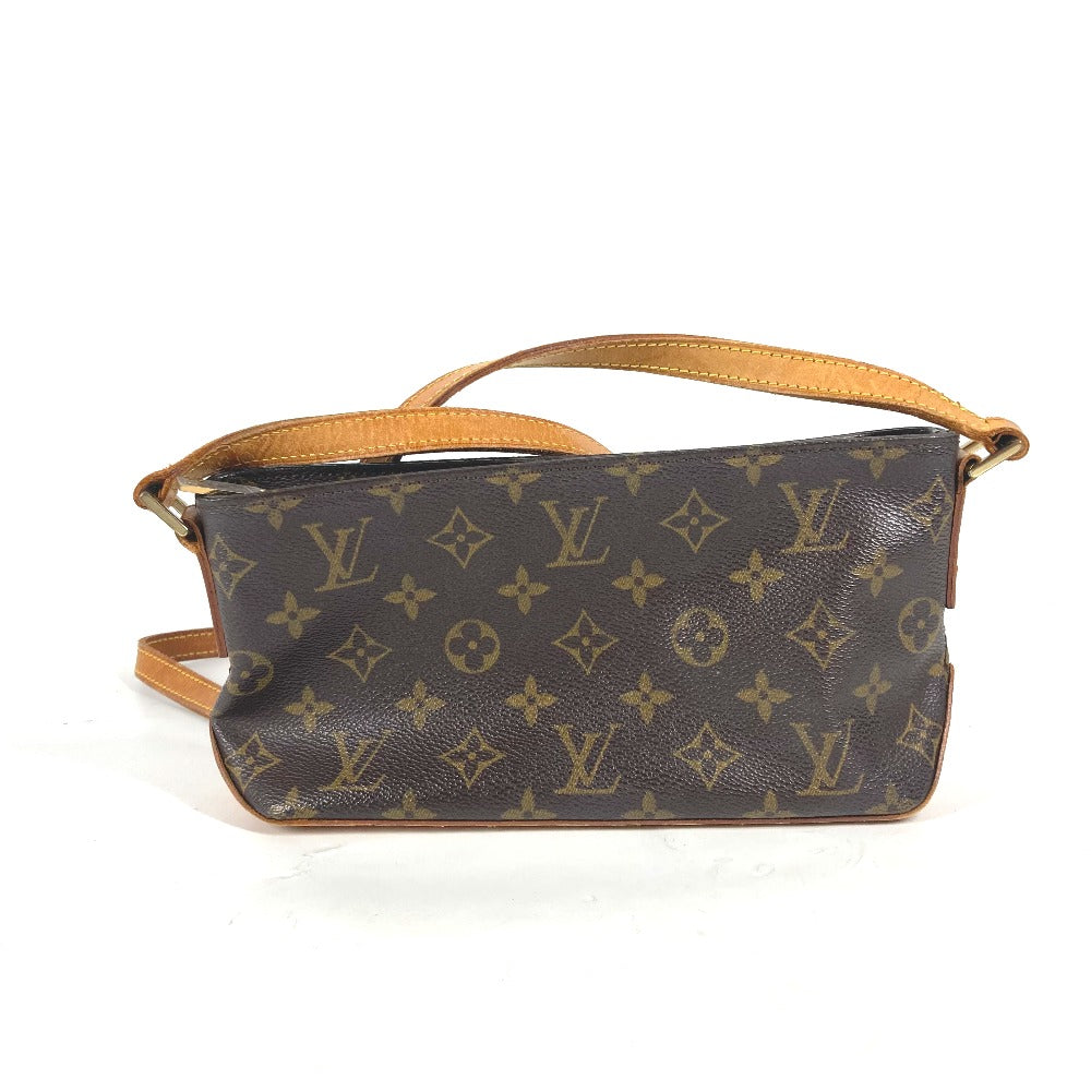 LOUIS VUITTON Shoulder Bag M51240 Monogram canvas Brown Monogram Trotteur Women Used Authentic