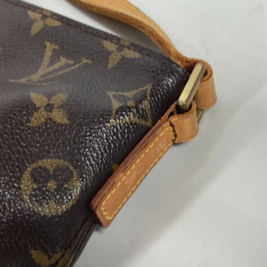 LOUIS VUITTON Shoulder Bag M51240 Monogram canvas Brown Monogram Trotteur Women Used Authentic