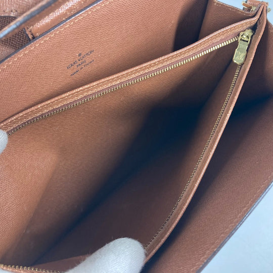 LOUIS VUITTON Shoulder Bag M51375 Monogram canvas Brown Monogram Kurcell