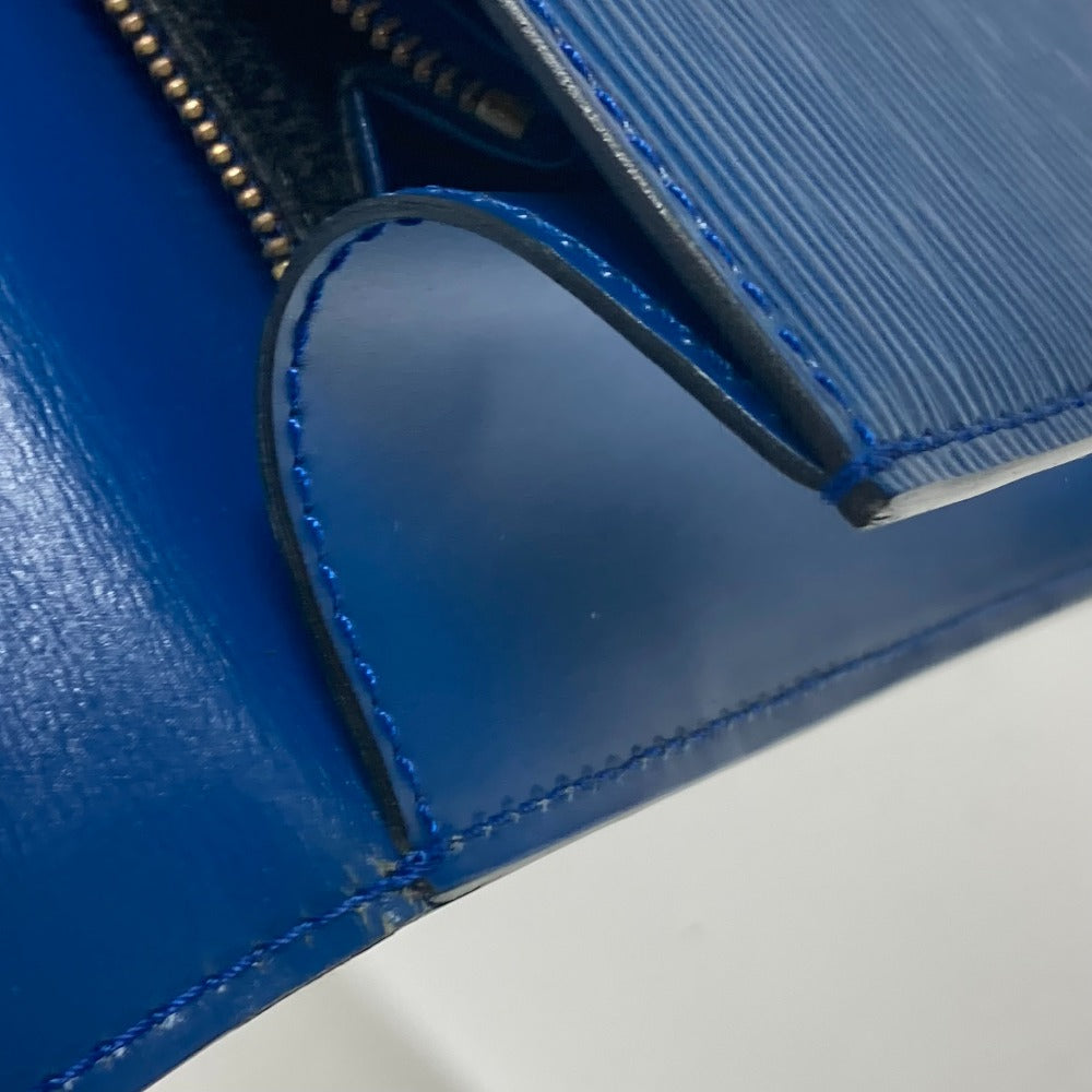 LOUIS VUITTON Handbag M52375 Epi Leather blue Epi Malesherbes Women Used Authentic