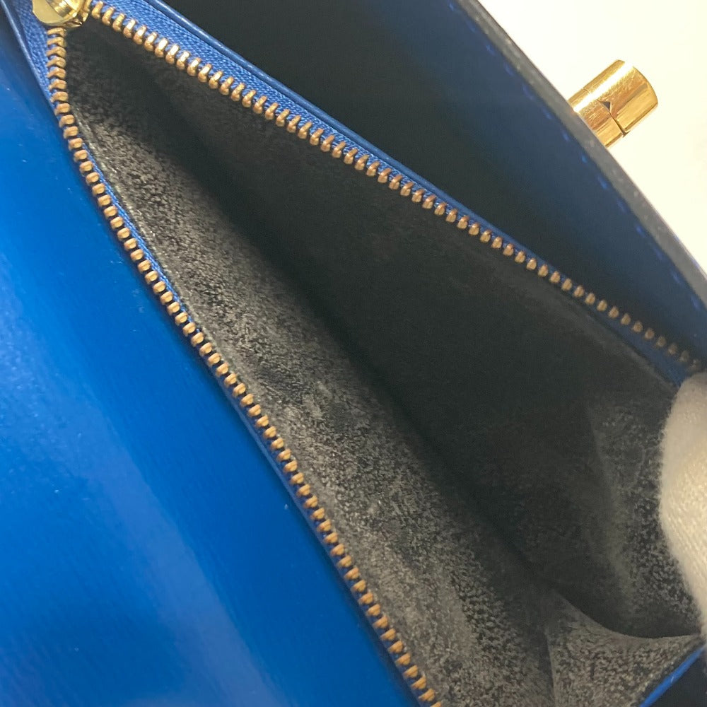 LOUIS VUITTON Handbag M52375 Epi Leather blue Epi Malesherbes Women Used Authentic