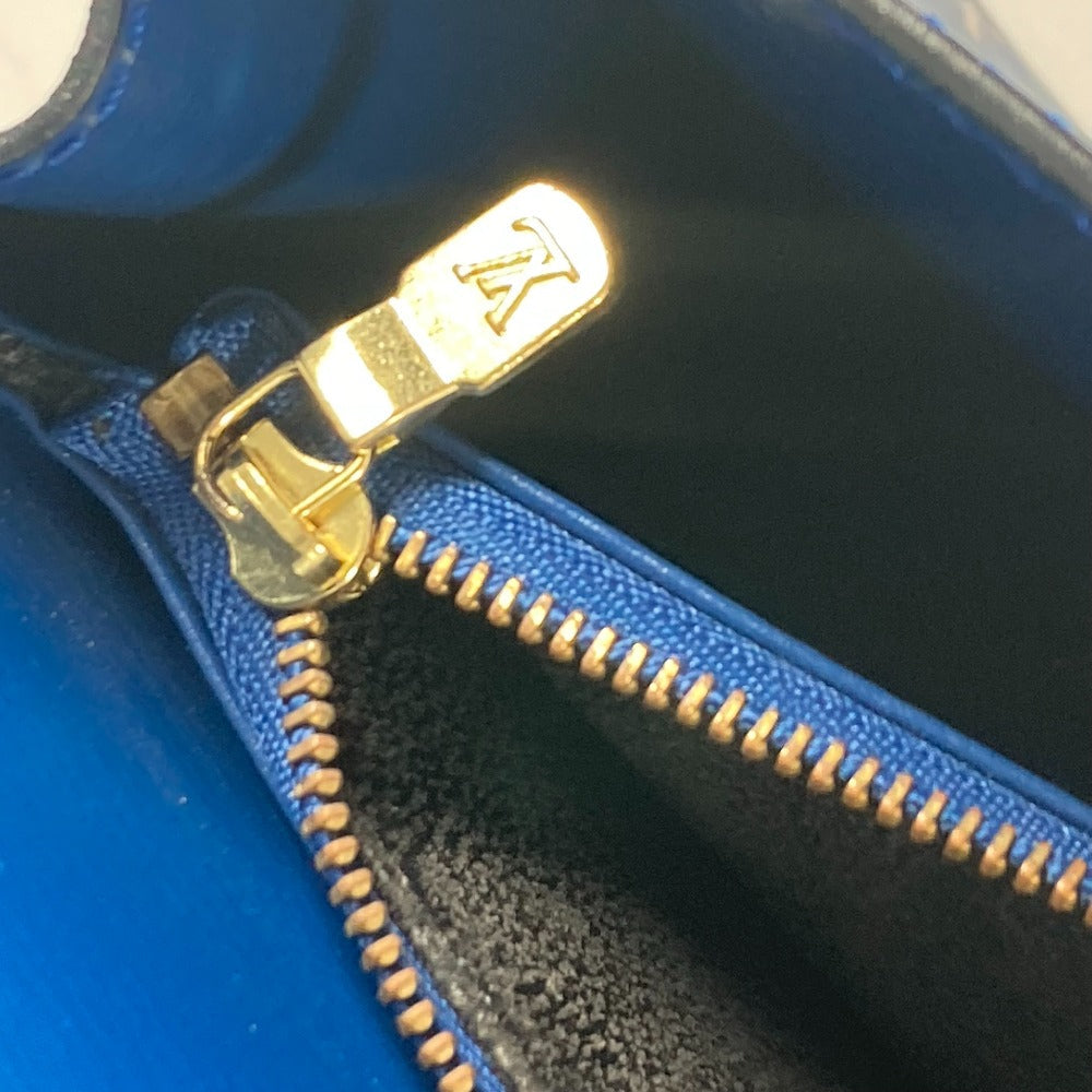 LOUIS VUITTON Handbag M52375 Epi Leather blue Epi Malesherbes Women Used Authentic
