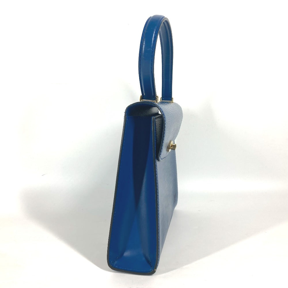 LOUIS VUITTON Handbag M52375 Epi Leather blue Epi Malesherbes Women Used Authentic