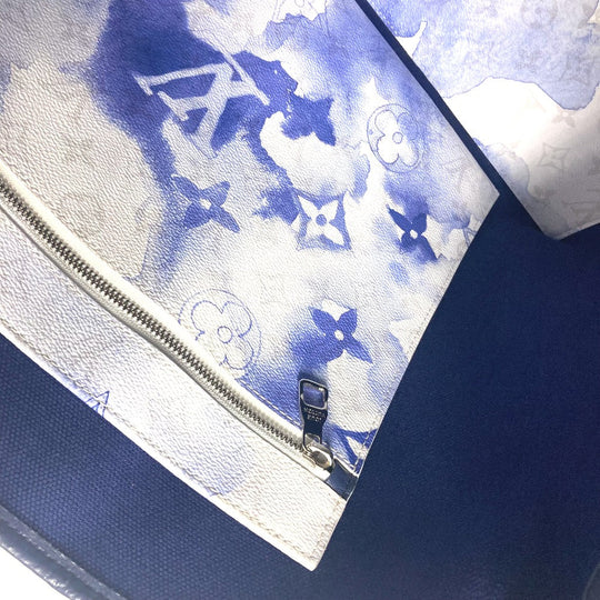LOUIS VUITTON Shoulder Bag M45755 Monogram canvas blue Monogram Weekend Tote GM