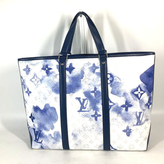 LOUIS VUITTON Shoulder Bag M45755 Monogram canvas blue Monogram Weekend Tote GM