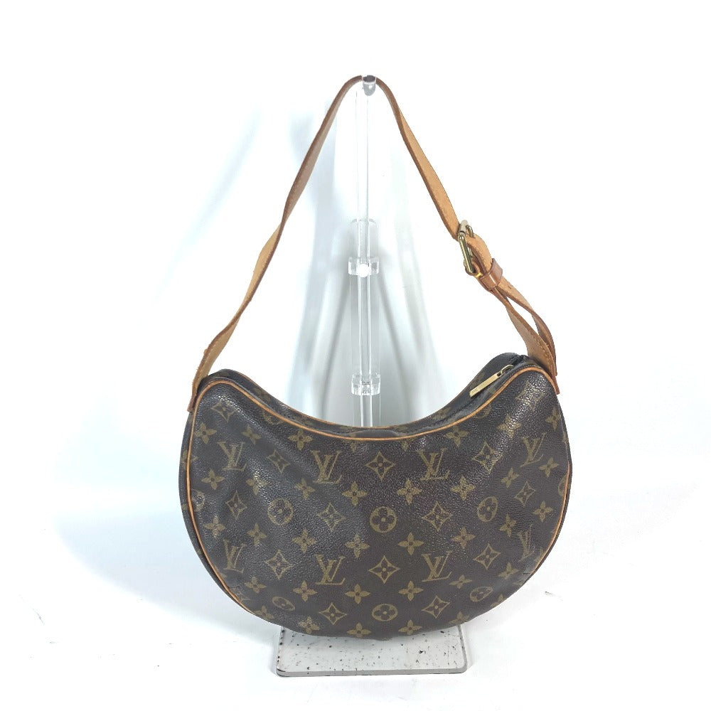 LOUIS VUITTON Shoulder Bag M51512 Monogram canvas Brown Monogram CroissantMM Women Used Authentic