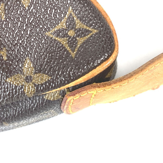 LOUIS VUITTON Shoulder Bag M51512 Monogram canvas Brown Monogram CroissantMM Women Used Authentic