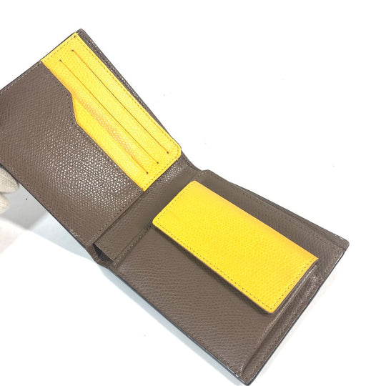 FENDI Folded wallet 7M0339 PVC / Leather Brown Zucca logo mens Used Authentic