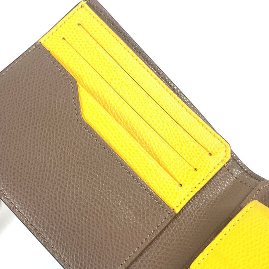FENDI Folded wallet 7M0339 PVC / Leather Brown Zucca logo mens Used Authentic