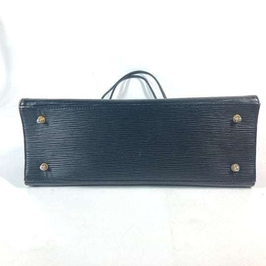 FENDI Shoulder Bag leather black vintage logo Women Used Authentic