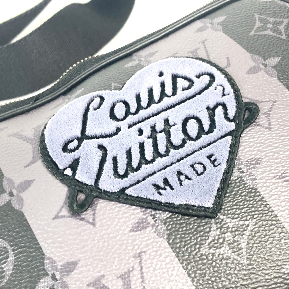 LOUIS VUITTON Sling bag M59338 Monogram Eclipse Canvas gray NIGO collaboration Monogram Stripe Monogram Eclipse modular sling bag