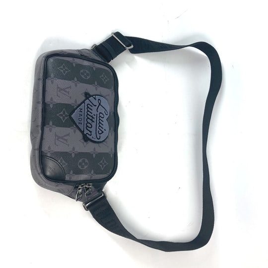 LOUIS VUITTON Sling bag M59338 Monogram Eclipse Canvas gray NIGO collaboration Monogram Stripe Monogram Eclipse modular sling bag
