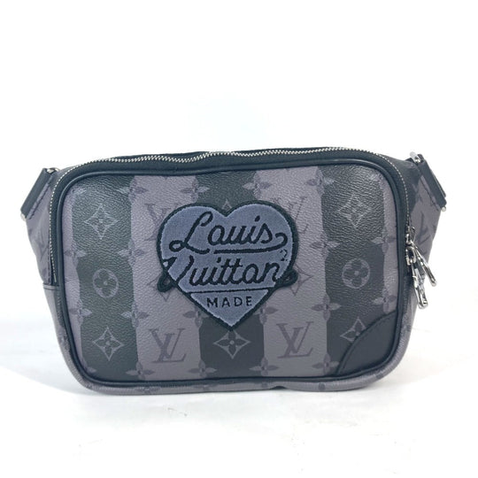LOUIS VUITTON Sling bag M59338 Monogram Eclipse Canvas gray NIGO collaboration Monogram Stripe Monogram Eclipse modular sling bag