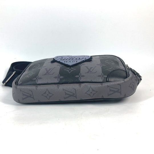 LOUIS VUITTON Sling bag M59338 Monogram Eclipse Canvas gray NIGO collaboration Monogram Stripe Monogram Eclipse modular sling bag