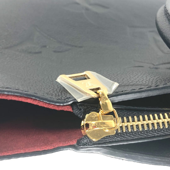 LOUIS VUITTON Handbag M58916 Monogram Ann Platt Leather black Monogram Ann Platt Petit Palais PM Women Used Authentic