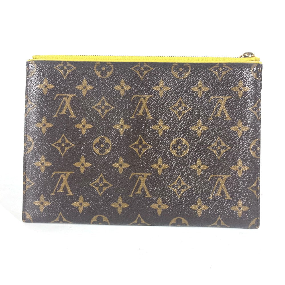 LOUIS VUITTON Clutch bag M60676�@ Monogram canvas Brown Monogram Pochette paras Women(Unisex) Used Authentic