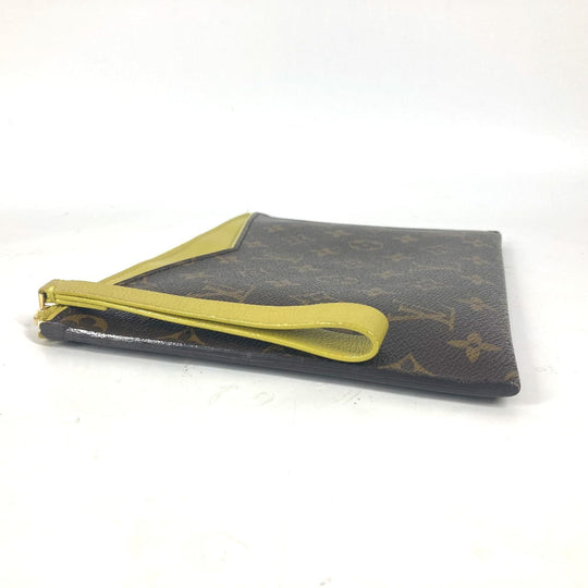 LOUIS VUITTON Clutch bag M60676�@ Monogram canvas Brown Monogram Pochette paras Women(Unisex) Used Authentic
