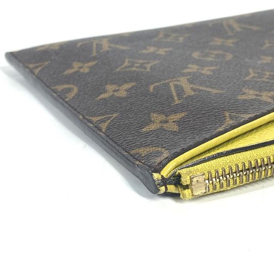 LOUIS VUITTON Clutch bag M60676�@ Monogram canvas Brown Monogram Pochette paras Women(Unisex) Used Authentic