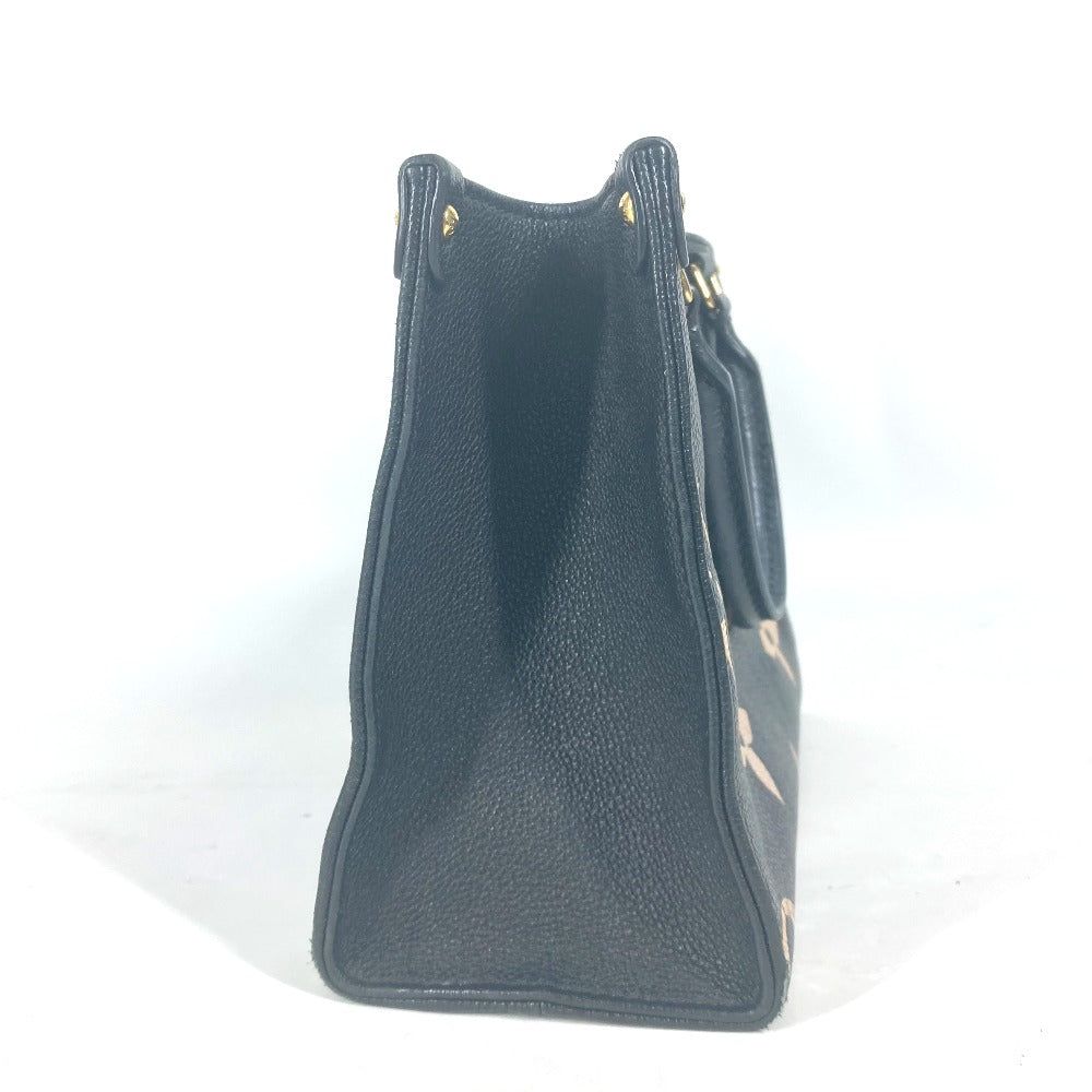LOUIS VUITTON Handbag M45659 Monogram Ann Platt Leather black Monogram Ann Platt On the Go PM Women Used Authentic