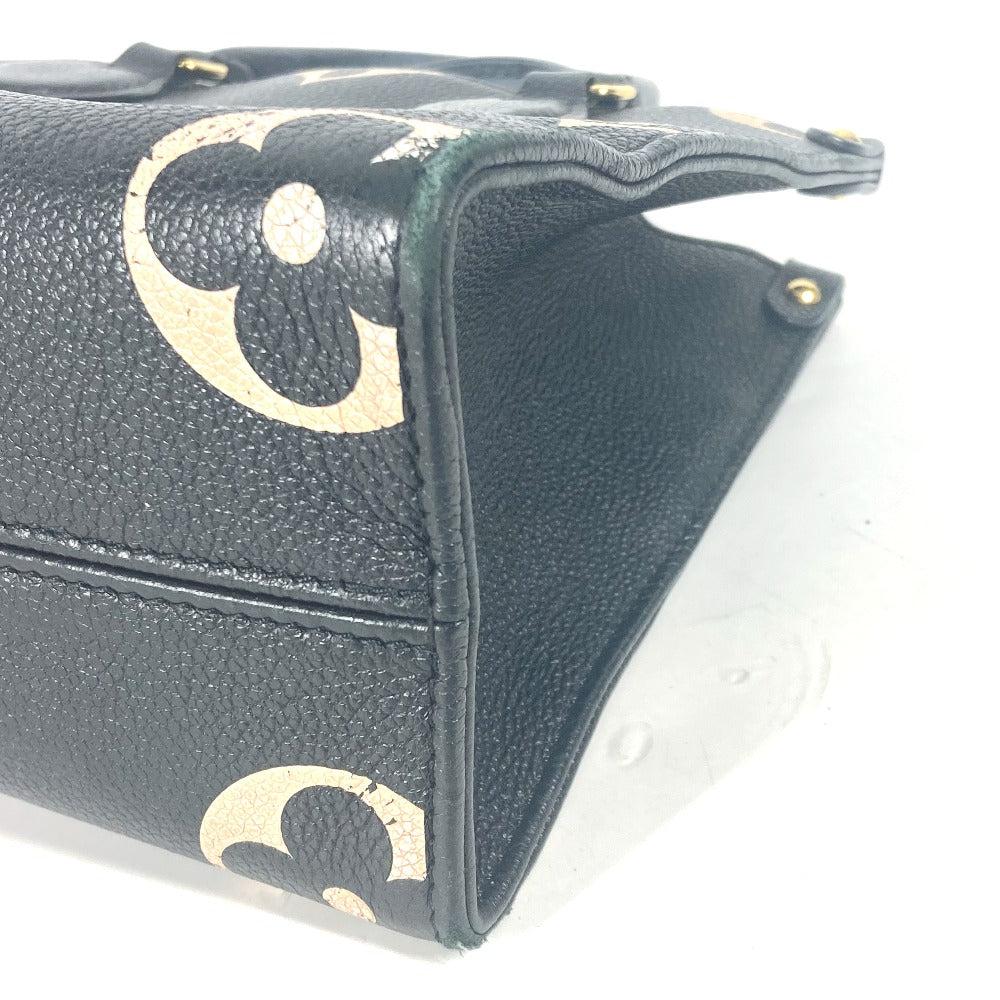 LOUIS VUITTON Handbag M45659 Monogram Ann Platt Leather black Monogram Ann Platt On the Go PM Women Used Authentic