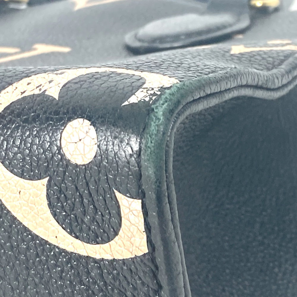 LOUIS VUITTON Handbag M45659 Monogram Ann Platt Leather black Monogram Ann Platt On the Go PM Women Used Authentic