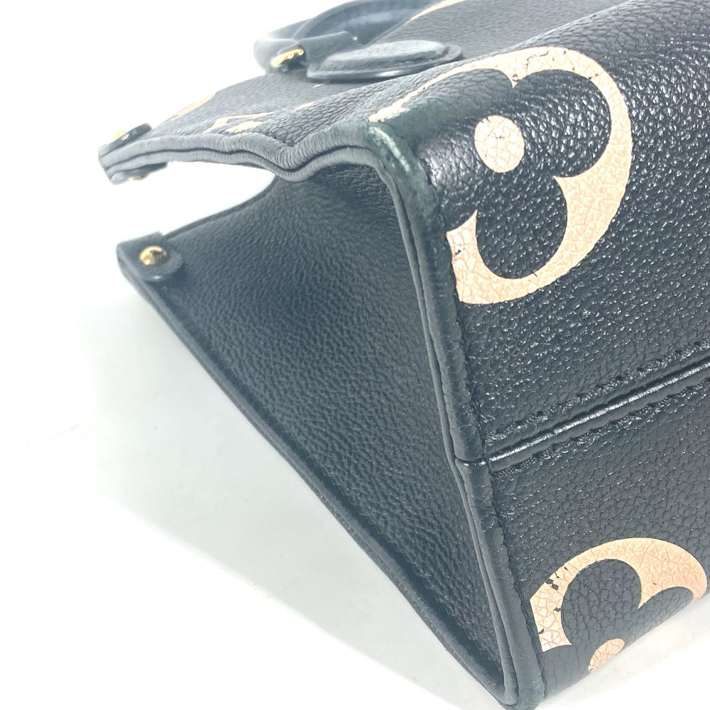 LOUIS VUITTON Handbag M45659 Monogram Ann Platt Leather black Monogram Ann Platt On the Go PM Women Used Authentic
