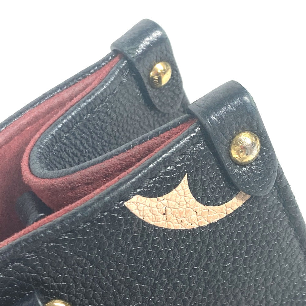 LOUIS VUITTON Handbag M45659 Monogram Ann Platt Leather black Monogram Ann Platt On the Go PM Women Used Authentic
