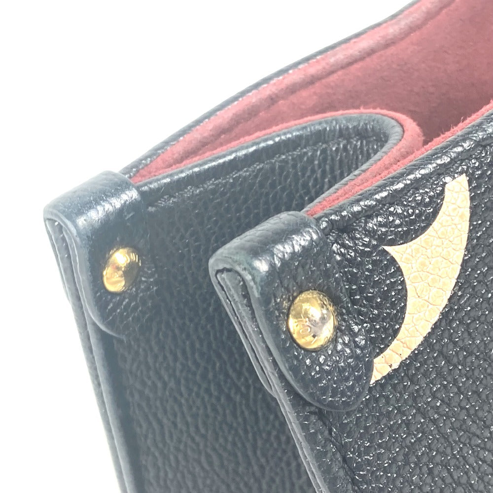 LOUIS VUITTON Handbag M45659 Monogram Ann Platt Leather black Monogram Ann Platt On the Go PM Women Used Authentic