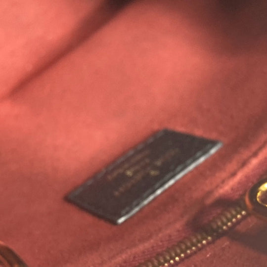 LOUIS VUITTON Handbag M45659 Monogram Ann Platt Leather black Monogram Ann Platt On the Go PM Women Used Authentic