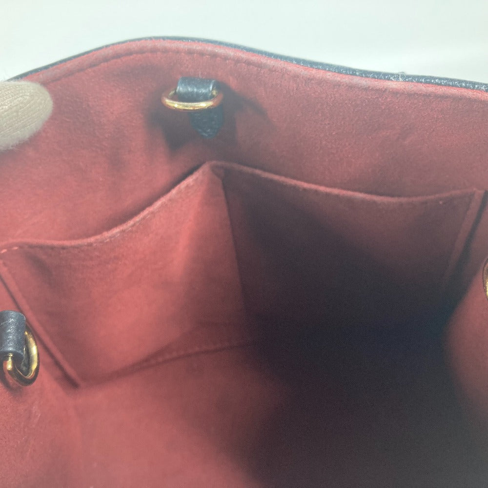 LOUIS VUITTON Handbag M45659 Monogram Ann Platt Leather black Monogram Ann Platt On the Go PM Women Used Authentic
