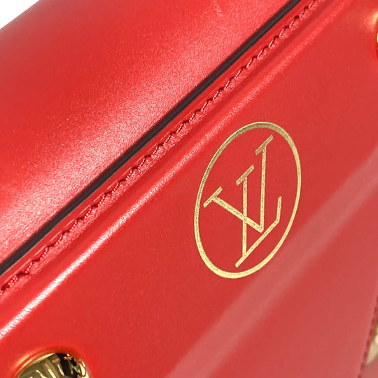 LOUIS VUITTON Shoulder Bag M82215 leather Red type LV logo S lock bag XL
