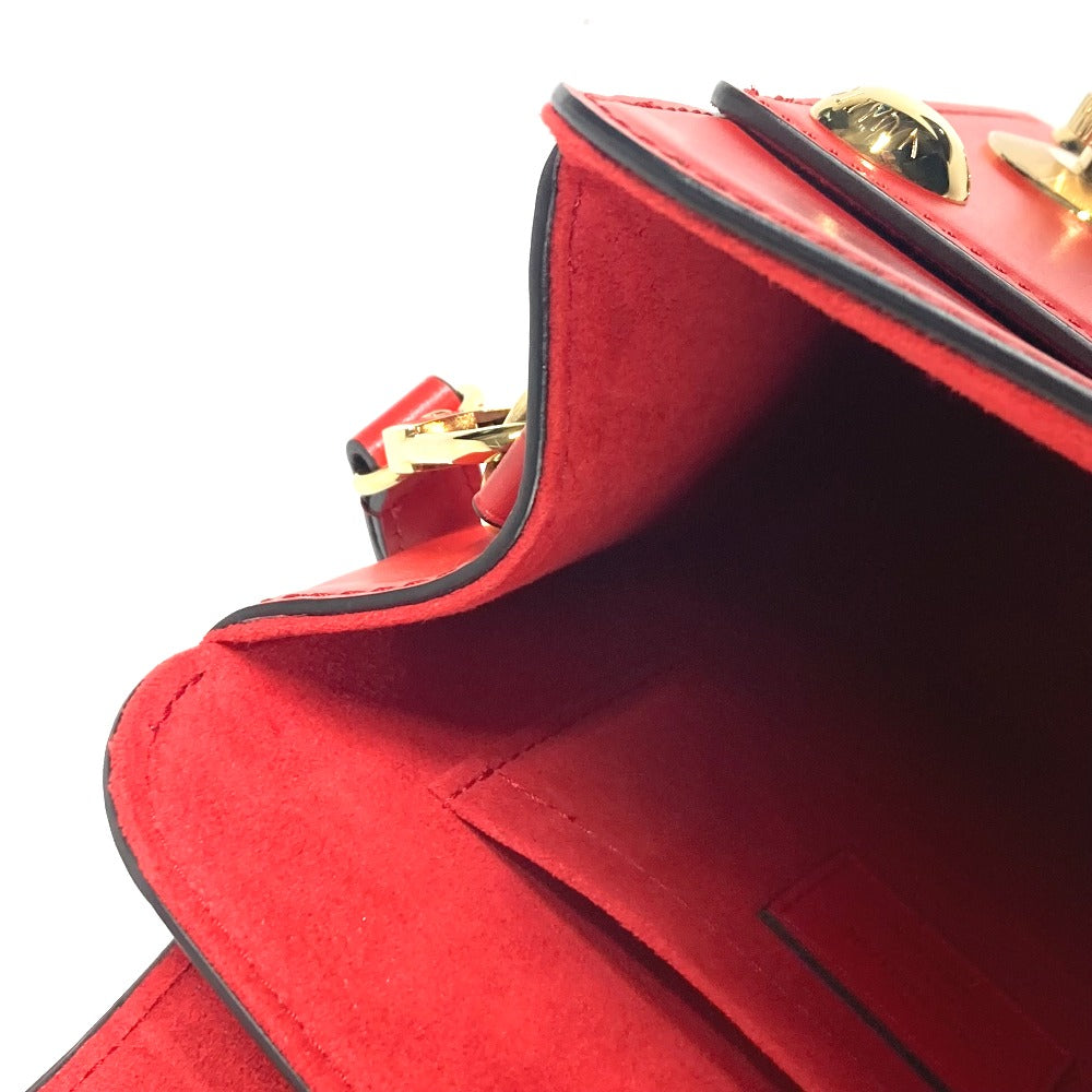 LOUIS VUITTON Shoulder Bag M82215 leather Red type LV logo S lock bag XL