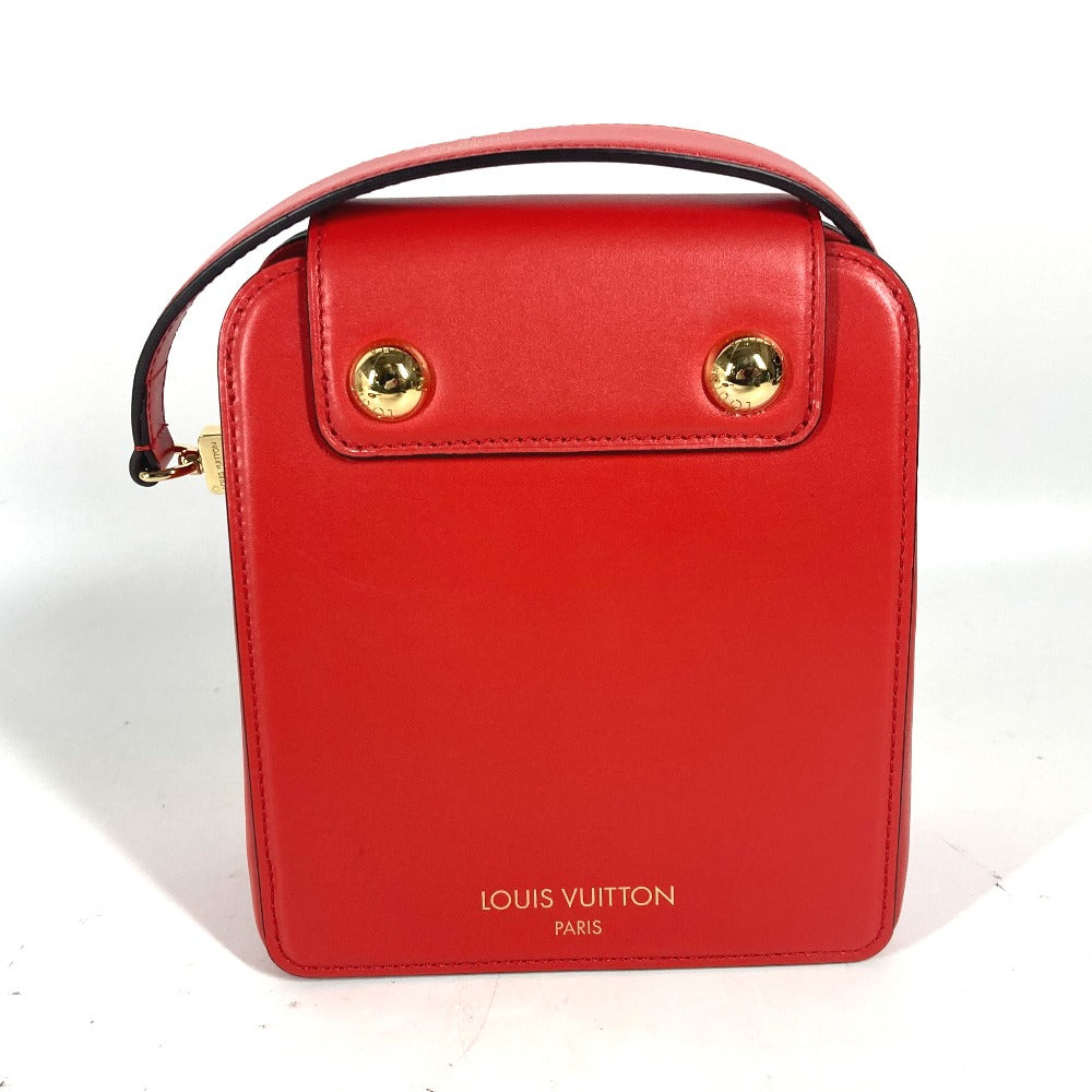 LOUIS VUITTON Shoulder Bag M82215 leather Red type LV logo S lock bag XL