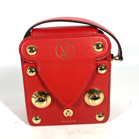 LOUIS VUITTON Shoulder Bag M82215 leather Red type LV logo S lock bag XL