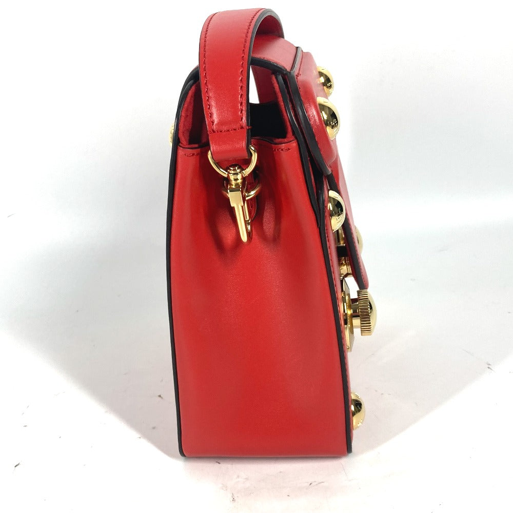 LOUIS VUITTON Shoulder Bag M82215 leather Red type LV logo S lock bag XL