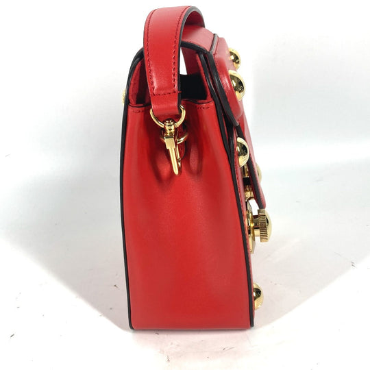 LOUIS VUITTON Shoulder Bag M82215 leather Red type LV logo S lock bag XL